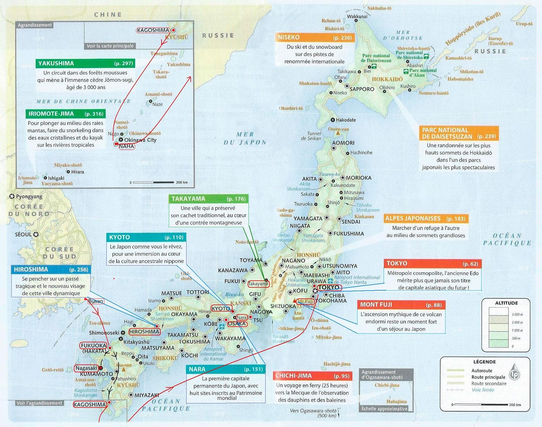 Classements touristiques du Japon Classements touristiques du Japon