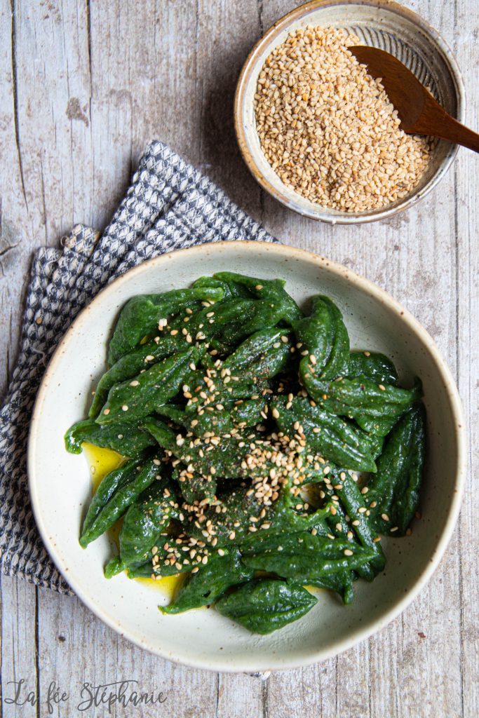 Gomaae d’Épinards — Salade d’épinards à la sauce sésame